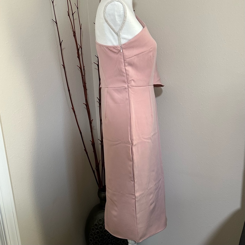 CBR light pink one shoulder dress - Picture 4 of 13